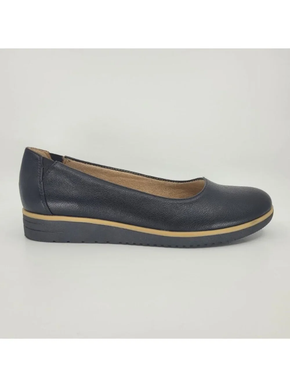 Soul Idea Ballet Women's Size 8.5 Black Loafers Flats Slip On